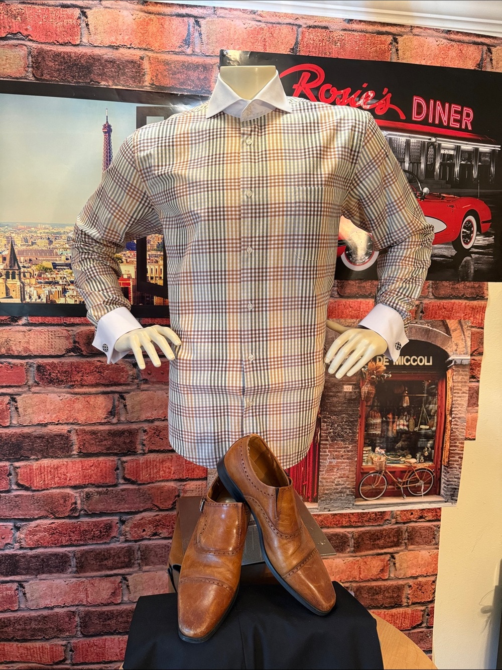 Daniel Ellissa Men's Button-Up Dress Shirt